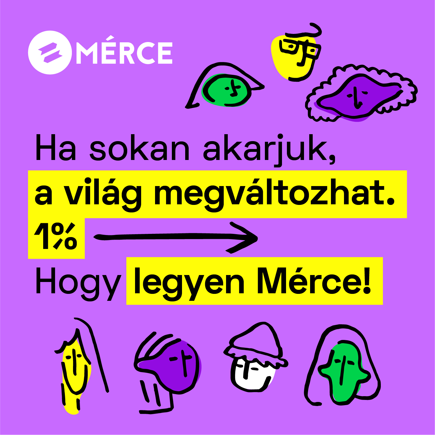 Mérce 1% banner